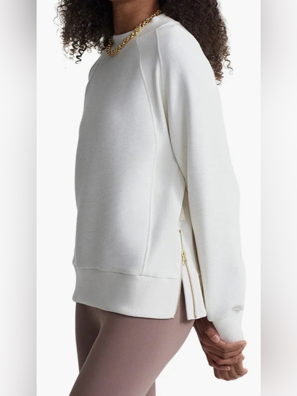 Varley Goulding Sweat Ivory